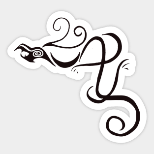 Draken tattoo Sticker
